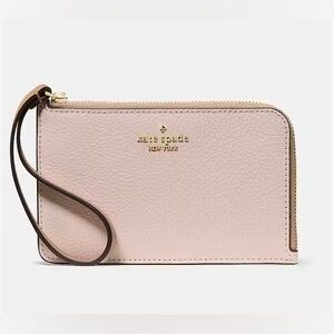 Kate Spade Lucy Small Card Holder Wristlet Powdered Sugar, Style Number: KN738